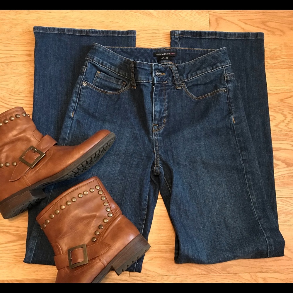 Isaac Mizrahi Live Cowboy Cut “Grace” Jeans in Like New Condition,